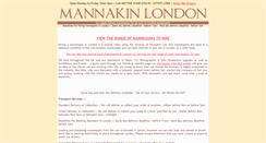 Desktop Screenshot of mannakinlondon.co.uk